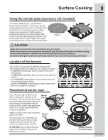 Предварительный просмотр 9 страницы Electrolux E36GC76PPS Use And Care Manual