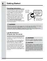 Preview for 6 page of Electrolux E36GC76PRS Use And Care Manual