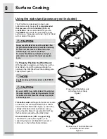 Preview for 8 page of Electrolux E36GC76PRS Use And Care Manual