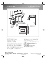 Preview for 2 page of Electrolux E36GF76GPS Dimensions And Specifications