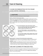 Preview for 30 page of Electrolux E36GF76HP2 Use & Care Manual