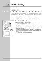 Preview for 32 page of Electrolux E36GF76HP2 Use & Care Manual