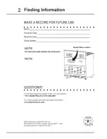 Preview for 2 page of Electrolux E36GF76HPS3 Use & Care Manual