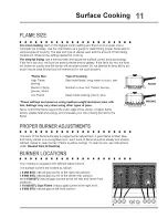 Preview for 11 page of Electrolux E36GF76HPS3 Use & Care Manual