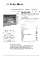 Preview for 18 page of Electrolux E36GF76HPS3 Use & Care Manual