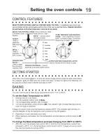 Preview for 19 page of Electrolux E36GF76HPS3 Use & Care Manual