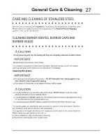 Preview for 27 page of Electrolux E36GF76HPS3 Use & Care Manual