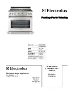 Preview for 1 page of Electrolux E36GF76J Parts Catalog