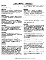 Preview for 6 page of Electrolux E36GF76T Use And Care Manual