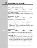 Preview for 16 page of Electrolux E36IC75FSS1 Use & Care Manual