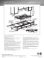 Preview for 2 page of Electrolux E36IC80ISS - 36" Induction Cooktop Specifications