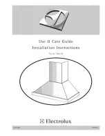 Electrolux E36W100PS Installation Instructions Manual preview