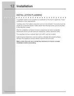 Preview for 12 page of Electrolux E36W100PS Installation Instructions Manual