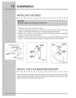 Preview for 16 page of Electrolux E36W100PS Installation Instructions Manual