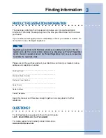 Preview for 3 page of Electrolux E36WV60EPS Use & Care Manual