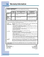 Preview for 14 page of Electrolux E36WV60EPS Use & Care Manual