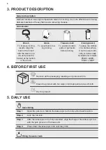 Preview for 4 page of Electrolux E3GS1-13MN Manual