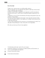 Preview for 2 page of Electrolux E4101-5 User Manual