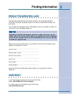 Preview for 3 page of Electrolux E46GC66ESS Use & Care Manual