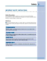 Preview for 5 page of Electrolux E46GC66ESS Use & Care Manual