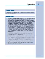 Preview for 13 page of Electrolux E46GC66ESS Use & Care Manual