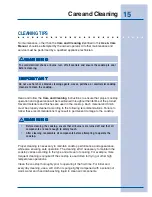 Preview for 15 page of Electrolux E46GC66ESS Use & Care Manual