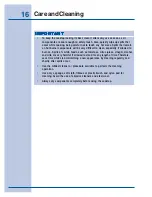 Preview for 16 page of Electrolux E46GC66ESS Use & Care Manual