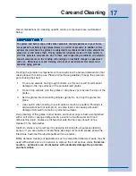 Preview for 17 page of Electrolux E46GC66ESS Use & Care Manual