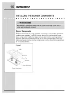 Предварительный просмотр 16 страницы Electrolux E48GC76EPS - 48" Sealed Burner Slide-In Gas Cooktop Installation Instructions Manual