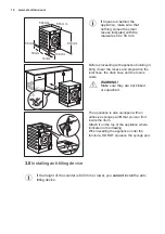 Предварительный просмотр 12 страницы Electrolux E774F402BI User Manual