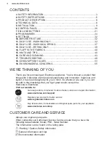 Preview for 2 page of Electrolux E776W402BI User Manual