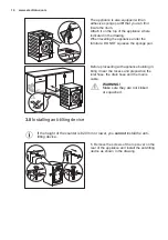 Preview for 14 page of Electrolux E786W303BI User Manual