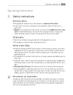 Preview for 5 page of Electrolux E9971-5 User Manual