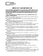 Preview for 2 page of Electrolux EA0601C Installation And Instruction Manual