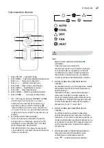 Предварительный просмотр 47 страницы Electrolux EACS/I-09HF/N8 22Y User Manual