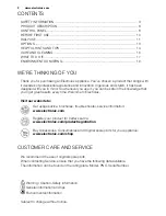 Preview for 2 page of Electrolux EAL6147WOK User Manual