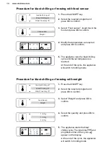 Предварительный просмотр 10 страницы Electrolux EAT1AX Operating Instructions Manual