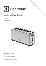 Electrolux EAT967 Instruction Book предпросмотр