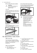 Предварительный просмотр 16 страницы Electrolux EB3SL70KCN User Manual