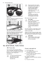 Предварительный просмотр 16 страницы Electrolux EB3SL90KCN User Manual