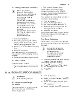 Preview for 19 page of Electrolux EB6GL50QCN User Manual