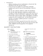 Preview for 4 page of Electrolux EBCGL70CN User Manual