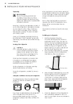 Предварительный просмотр 12 страницы Electrolux EBE5304 User Manual