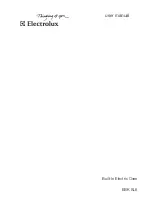 Preview for 1 page of Electrolux EBK SL6 User Manual