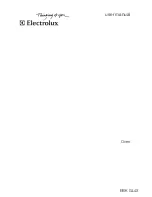 Preview for 1 page of Electrolux EBKGL4X User Manual