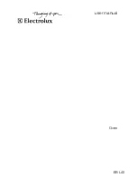 Electrolux EBL40 User Manual preview
