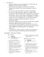 Preview for 4 page of Electrolux EBL80CN User Manual