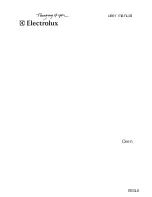 Electrolux EBSL6 User Manual preview