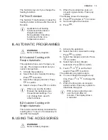 Preview for 15 page of Electrolux EBSL60CN User Manual