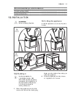 Preview for 23 page of Electrolux EBSL60CN User Manual